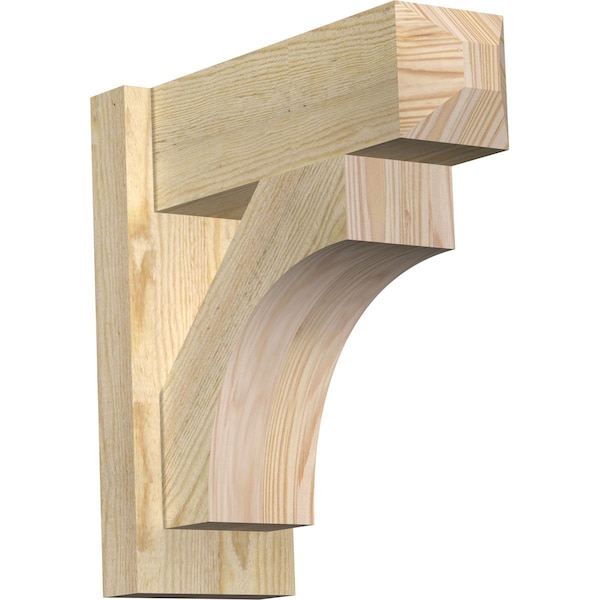Ekena Millwork Westlake Rough Sawn Craftsman Outlooker, Douglas Fir, 6"W x 16"D x 16"H OUT06X16X16WTL04RDF - main